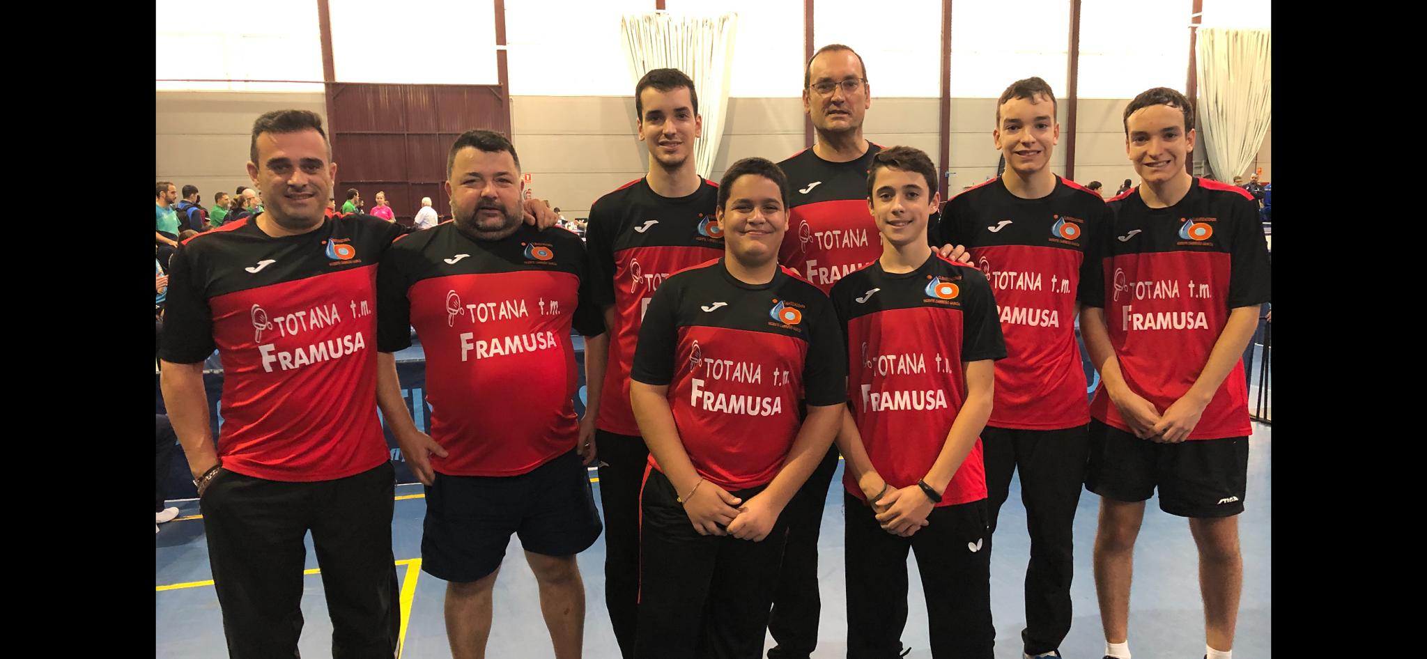 Ocho totaneros se desplazaron a Almendralejo (Badajoz) para disputar el Torneo Zonal de Tenis de Mesa.